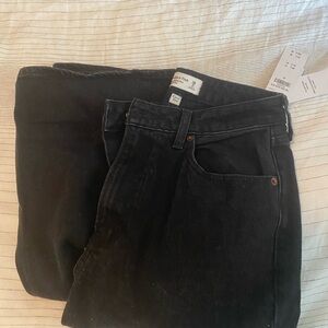 Abercrombie & Fitch Black High Rise Women Jeans